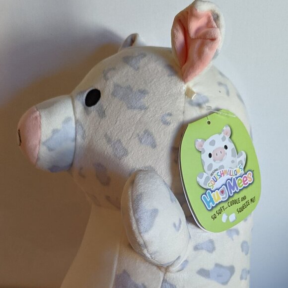 NWT 14" Reese Pig Hug Mees Squishmallows Farm Squad Plush Easter Spring Gift NEW - Picture 3 of 8